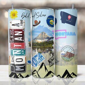 Montana Tumbler, Montana Coffee Tumbler, Montana State Cup, Montana Travel Mug